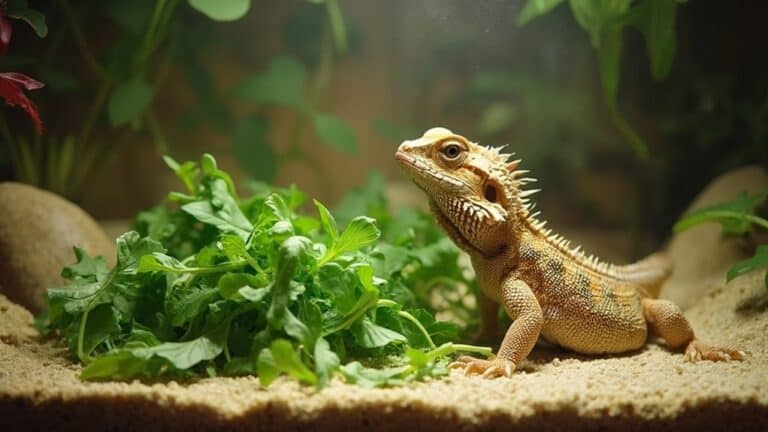 bearded dragon arugula consumption