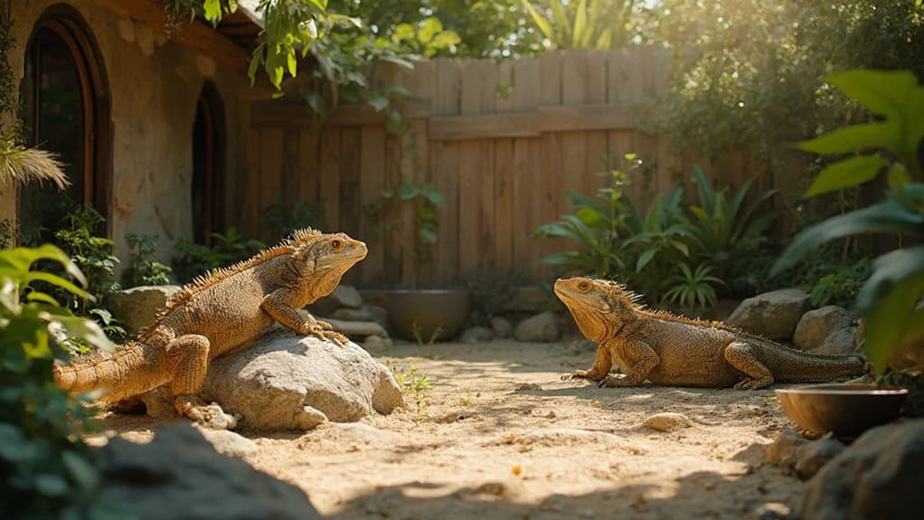 bearded dragon outdoor habitat