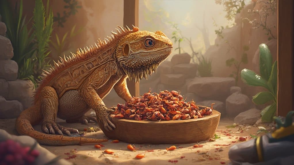 bearded dragons can eat nightcrawlers