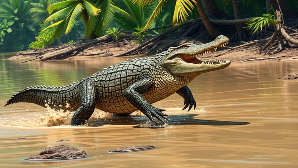 crocodiles maximum running speed