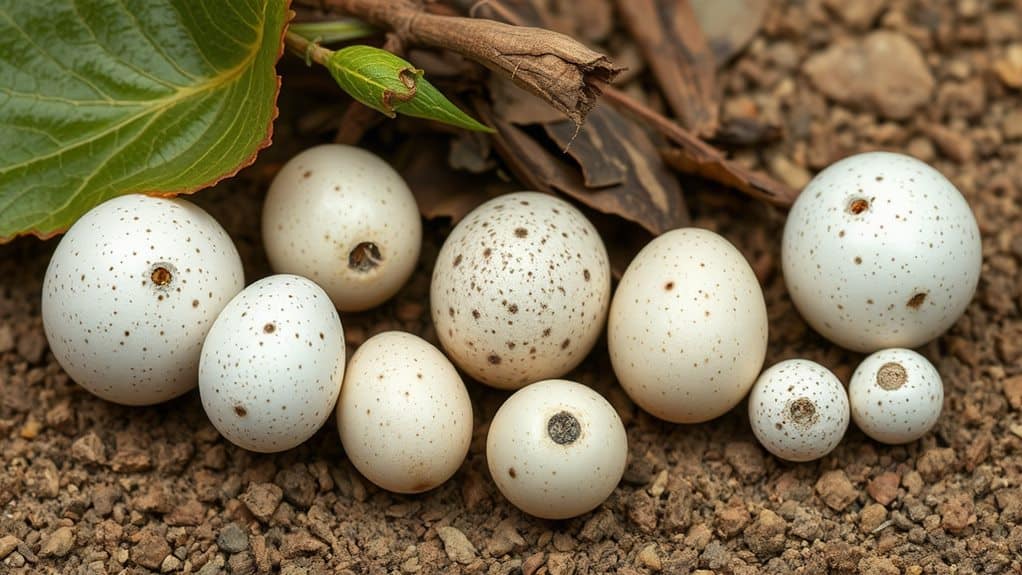 diverse egg sizes species