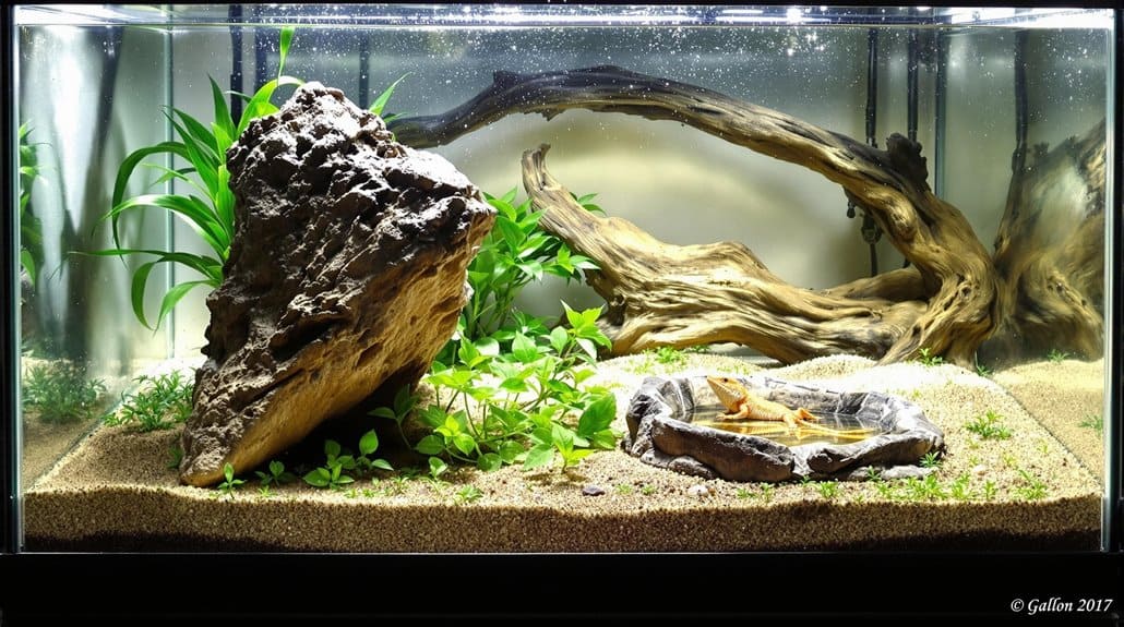 bearded dragon habitat setup