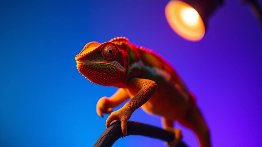 lighting crucial for chameleons