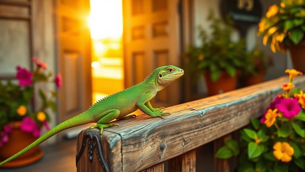 lizards protect home spaces