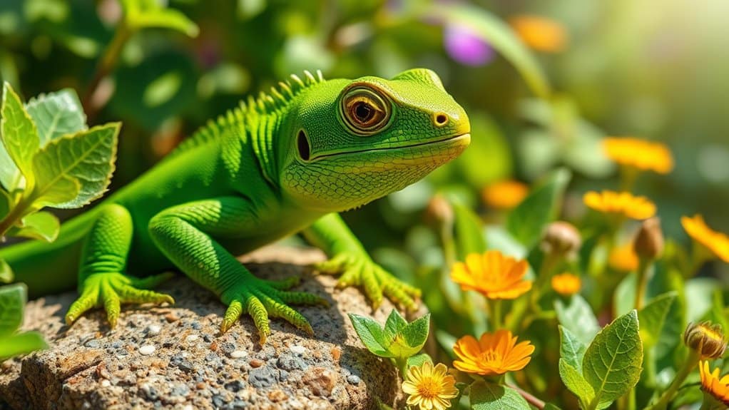 plant eating lizard species