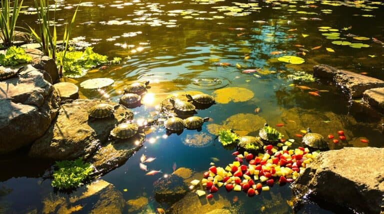 pond turtle feeding options